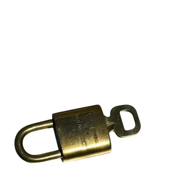 Louis Vuitton Gold Lock & Key Padlock  #323 - Picture 2 of 2